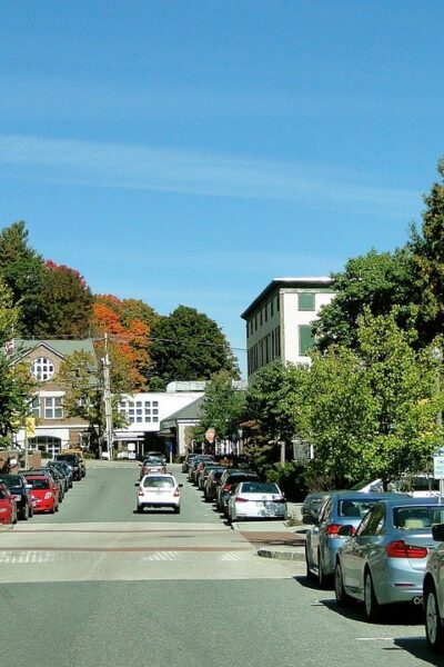 Town, Street, Main Street, Quaint, New Hampshire